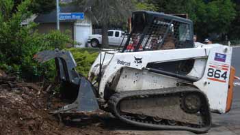 Terrain sculpture and earth removal is no problem